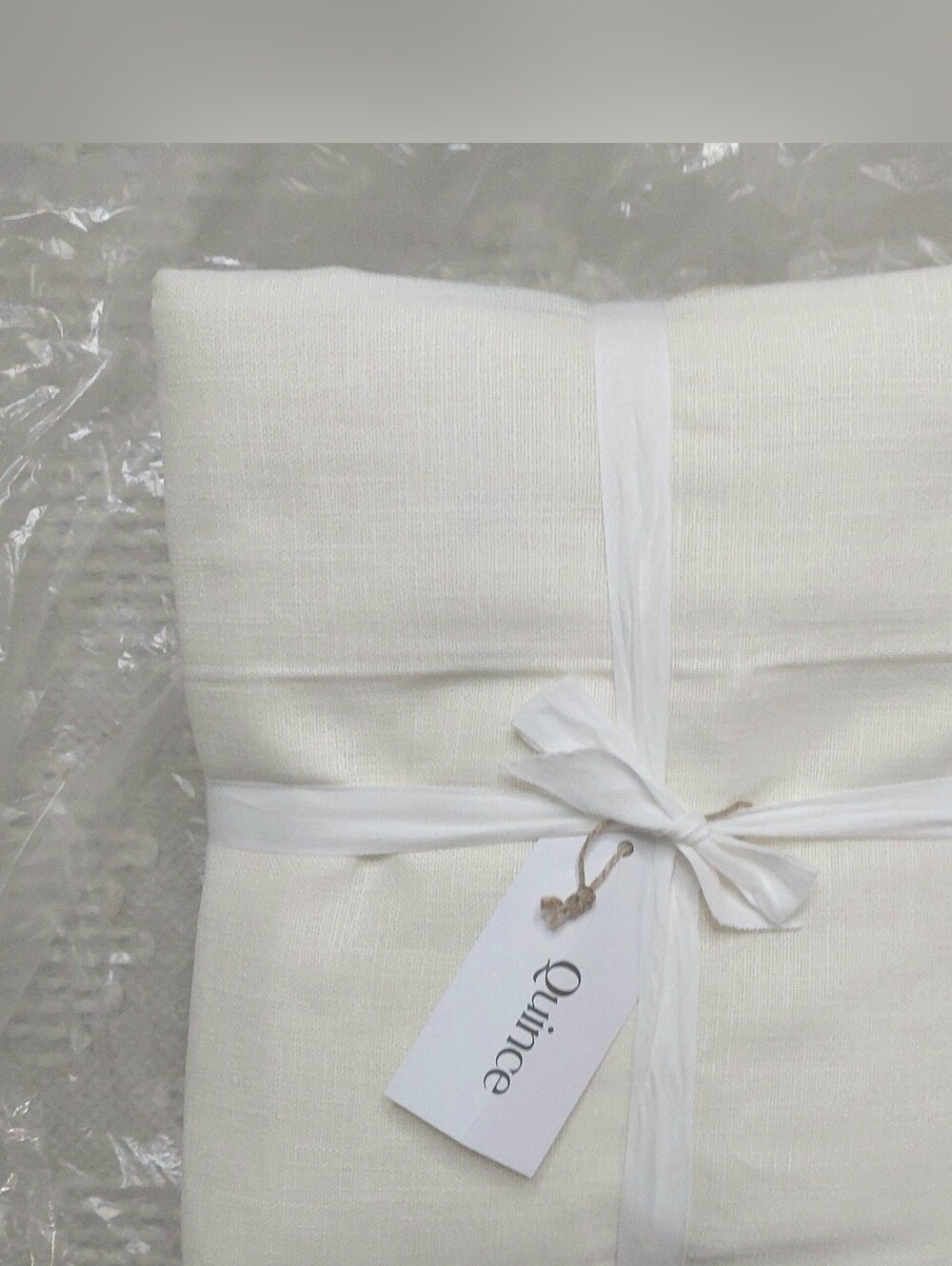 NWT! Quince 100% Cotton Piped Edge Filtering Curtains, 48" x 108" 2 Panels (G13) - Picture 6 of 13